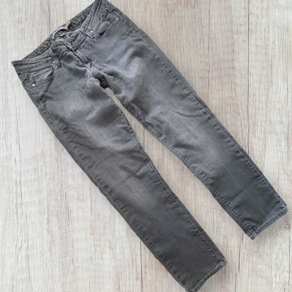 PAIGE Skyline Gray Stretch Denim Jeans Pants Women's 27